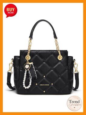 Microfiber Leather Satchel Bag Top Handle Crossbody Tote